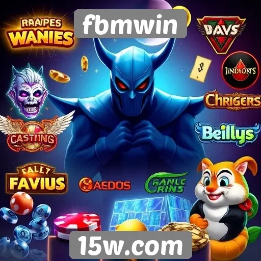 Exploração da variedade de jogos disponíveis no fbmwin